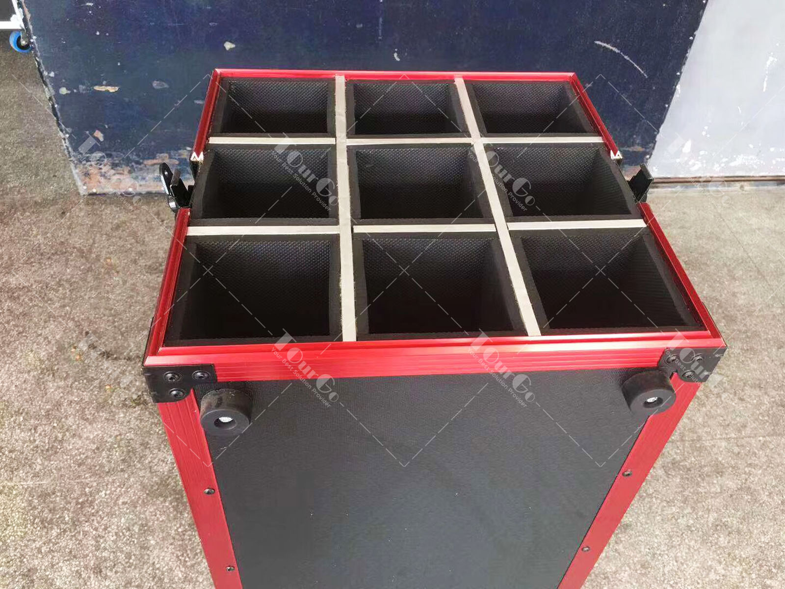 25Microphone support flight case 