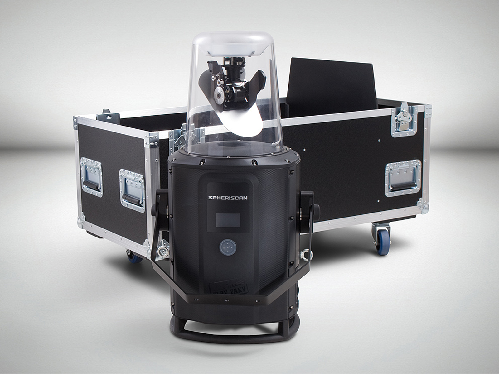 25Clay Paky Spheriscan Flightcase