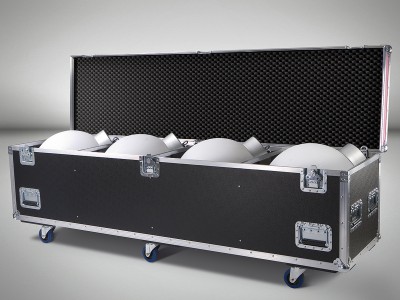 25Ignition LED Ball 50cm Flightcase 