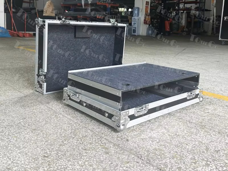Customized Flight Road CASE FOR PIONEER DDJ DDJ SX WITH LAPTOP TRAY