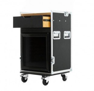2Hospitality Flight Case to house Coffee Machine and Fridge