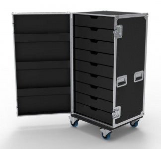 9 Drawer Tech Flight Case