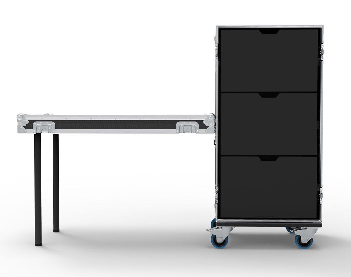 3 Drawer Tech Flight Case - TourGo Event Solution Co., Ltd