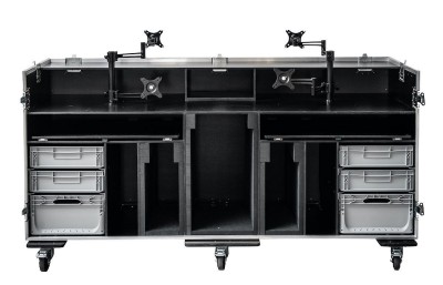 2Workstation Flight Case