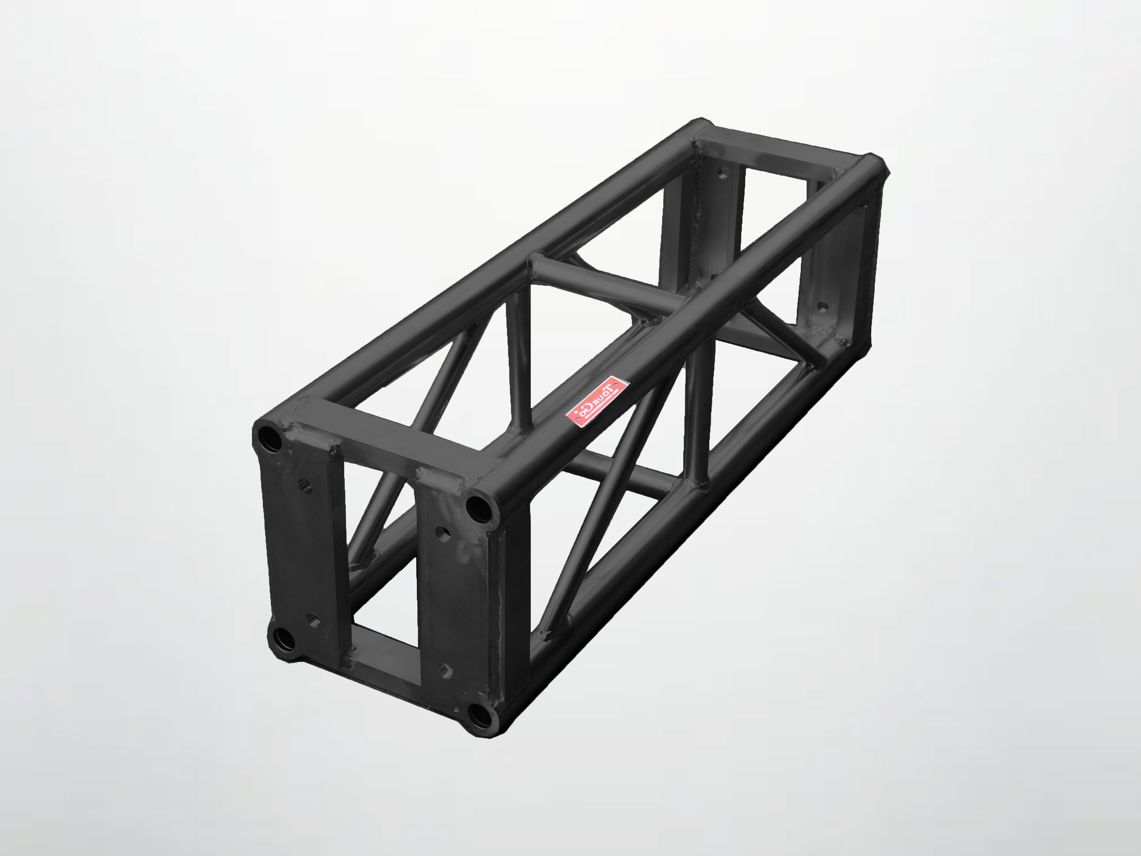 3ft Segment  12″ Tomcat Truss | Thomas Truss / Bolt Black Bolted 12 Inch Professional Box Truss | 3mm Wall – Black Finish