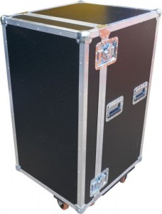 2Drawer Flightcase With Storage Door