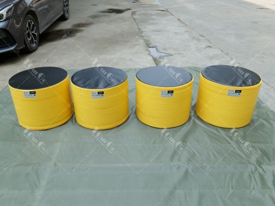 2Ninja foam padded obstacles Challenge Course Pillar Set of 4