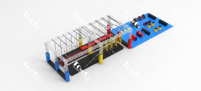 2 ninja warrior obstacle course