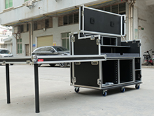 Aluminum and Plywood DJ Blackmagic Design Mobile Video Production Studio Flight Case