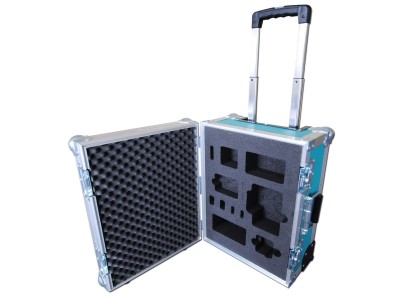 Camera Lense Pro Flight Case With Retractable Handle And Wheels