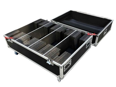 Universal Four 32inch LCD/LED/Plasma TV Flight Case With 4″ Wheels