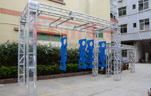 American Obstacles Course Hanging Cheese Door Ninja Warrior Equipment for Kids