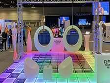 Portable 5mx3m 3D Mirror LED Video Dance Floor with LED Lights
