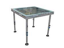 Quick Install Wedding Glass Moving Stage/Glass Floor Stage/Lighting Led Stage