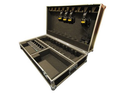 10 Way Radio Head Set Flight Case