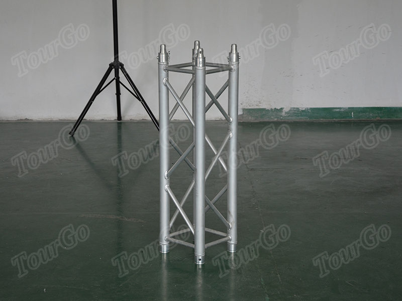 TourGo 290mm*290mm Spigot Stage Lighting Truss Design / Used Aluminum Truss for Hanging Line Array Speaker Truss