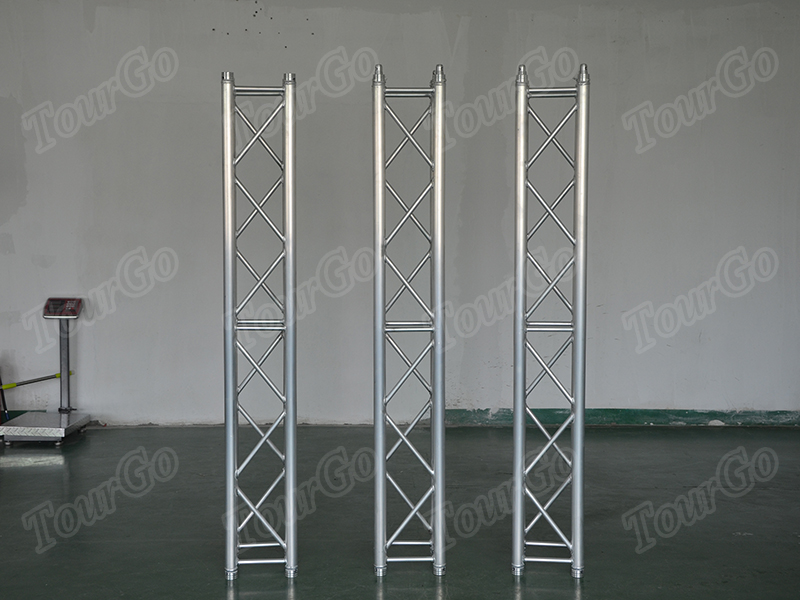 TourGo Global Truss Tower Totem Vertical Truss System / Portable Moving Head Light Truss Stands / Club DJ Lighting Truss Tower