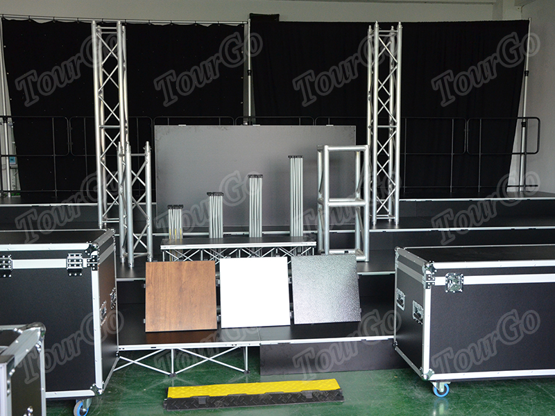 TourGo Cheap 290 mm Stage Truss Concert Stage Truss Compatibility with Global Truss