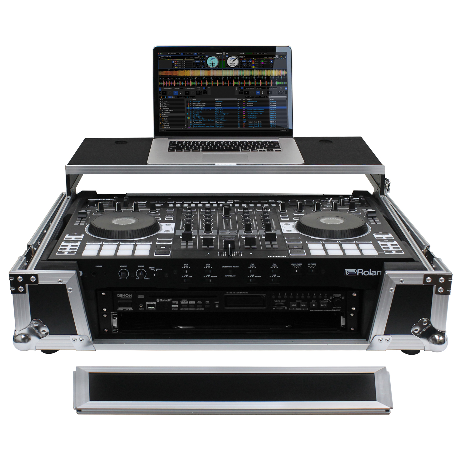 2Roland DJ-808 / Denon MC7000 Flight Case