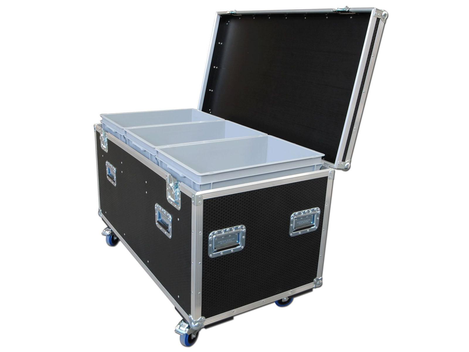 Cable Road Trunk With Divider System and Euro Storage Container