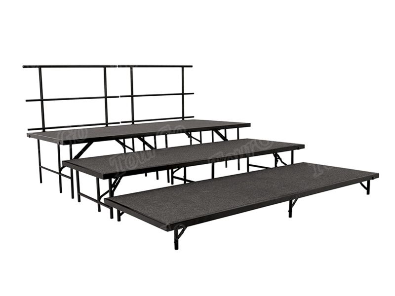 3-Tier-Seated-Riser-Stage-Section-Carpeted-36inch-Deep-Tiers 1