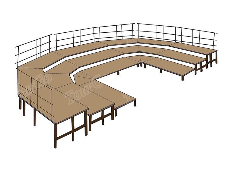 3-Tier-Seated-Riser-Stage-System-Hardboard-48inch-Deep-Tiers 1