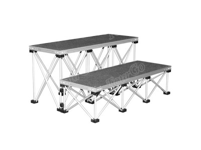 3′ Wide Step Kit for 24″ High Stages