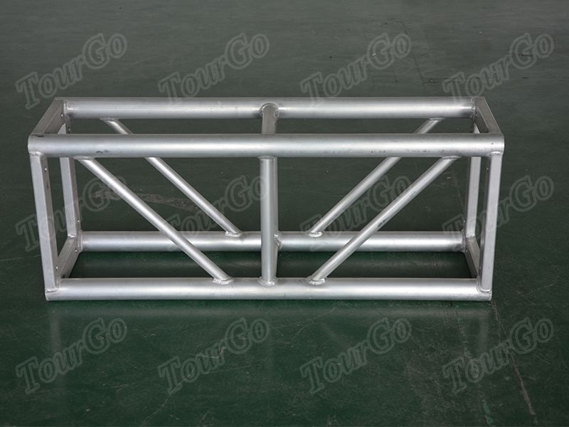 TourGo 300 * 300mm Aluminium Protable Bolt Truss Peak Roof Stage Lighting Truss for Outdoor Event