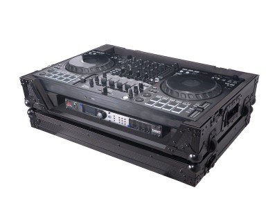 Flight Style Road Case For Pioneer DDJ-FLX10 DJ Controller with 1U Rack Space Wheels