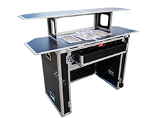 Portable Diy Folding Cocktail Bar Flight Case Mobile Bar with Wheels