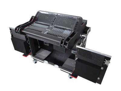 Allen and Heath AVANTIS Flip-Ready Hydraulic Console Easy Retracting Lifting Case