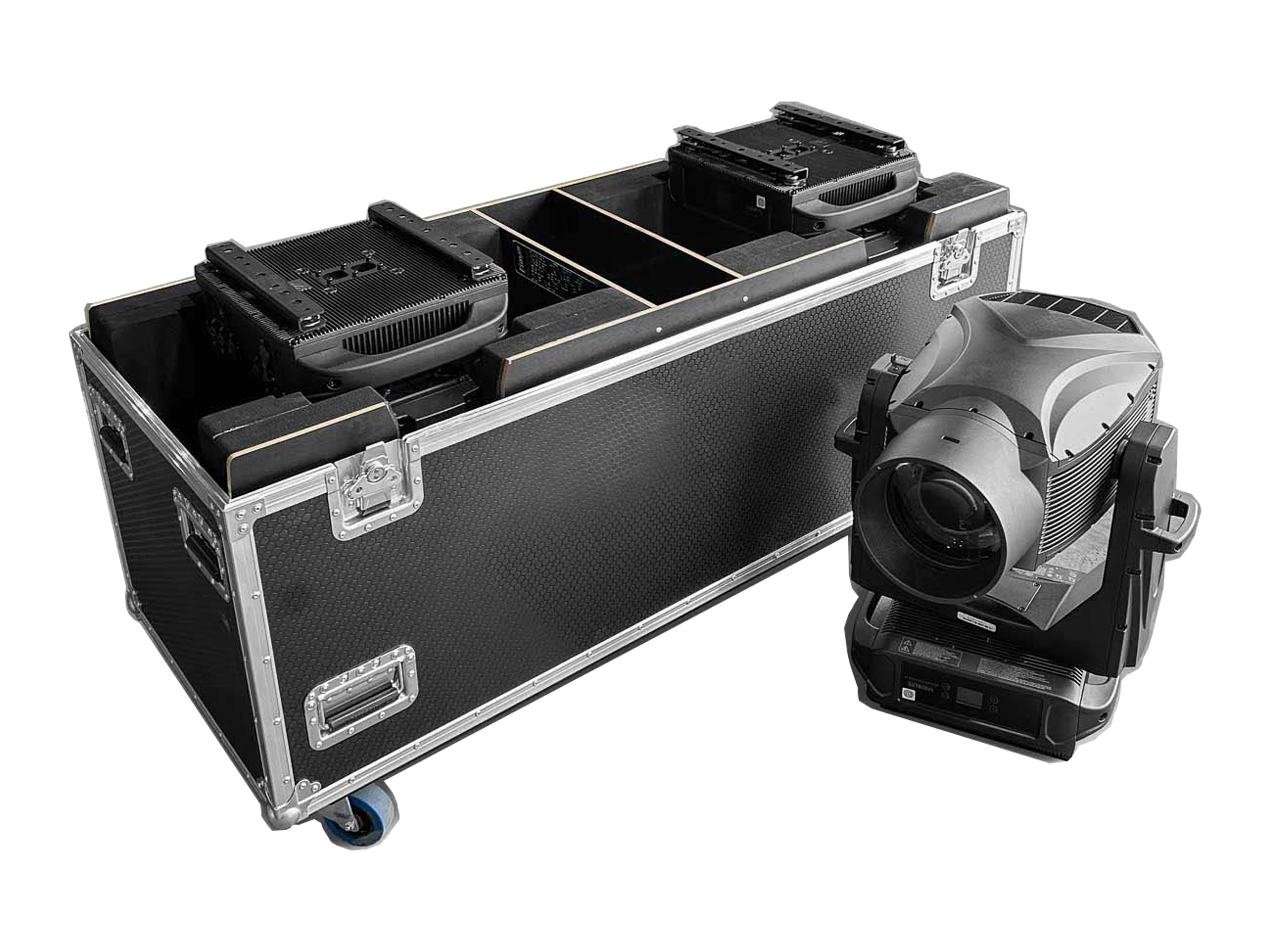 VARI-LITE 3600 PROFILE IP INSERT IN 24 X 60 LIFT OFF LID CASE