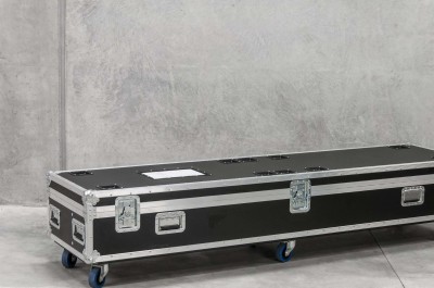 3 ROAD CASES / 24 X 90 SHORT CASE