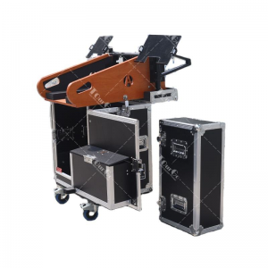 Easy Retracting Flip Hydraulic Console Flight Case for Behringer Wing Compact with Laptop Stand