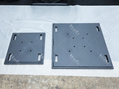 36” x 36” Tomcat Style  black base plate (Black)