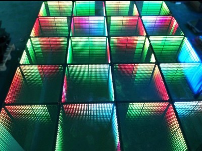 led infinite mirror 3D LED dance floor