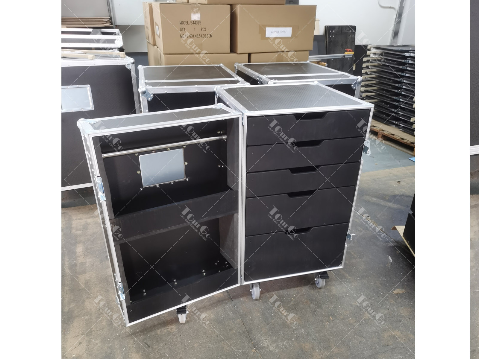 5 Drawer Backline Tool Flightcase3