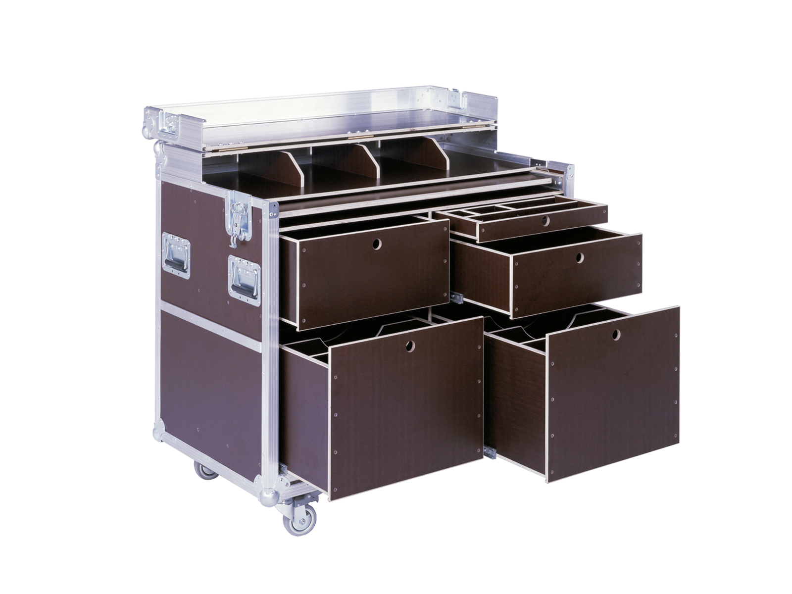 Flight case “travelling bureau”