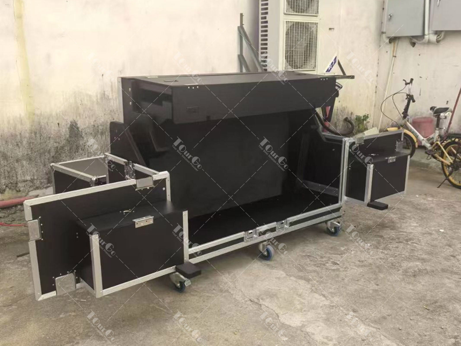 Flip flight case for Allen &Heath S7000
