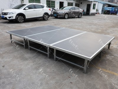 3 portable stages 