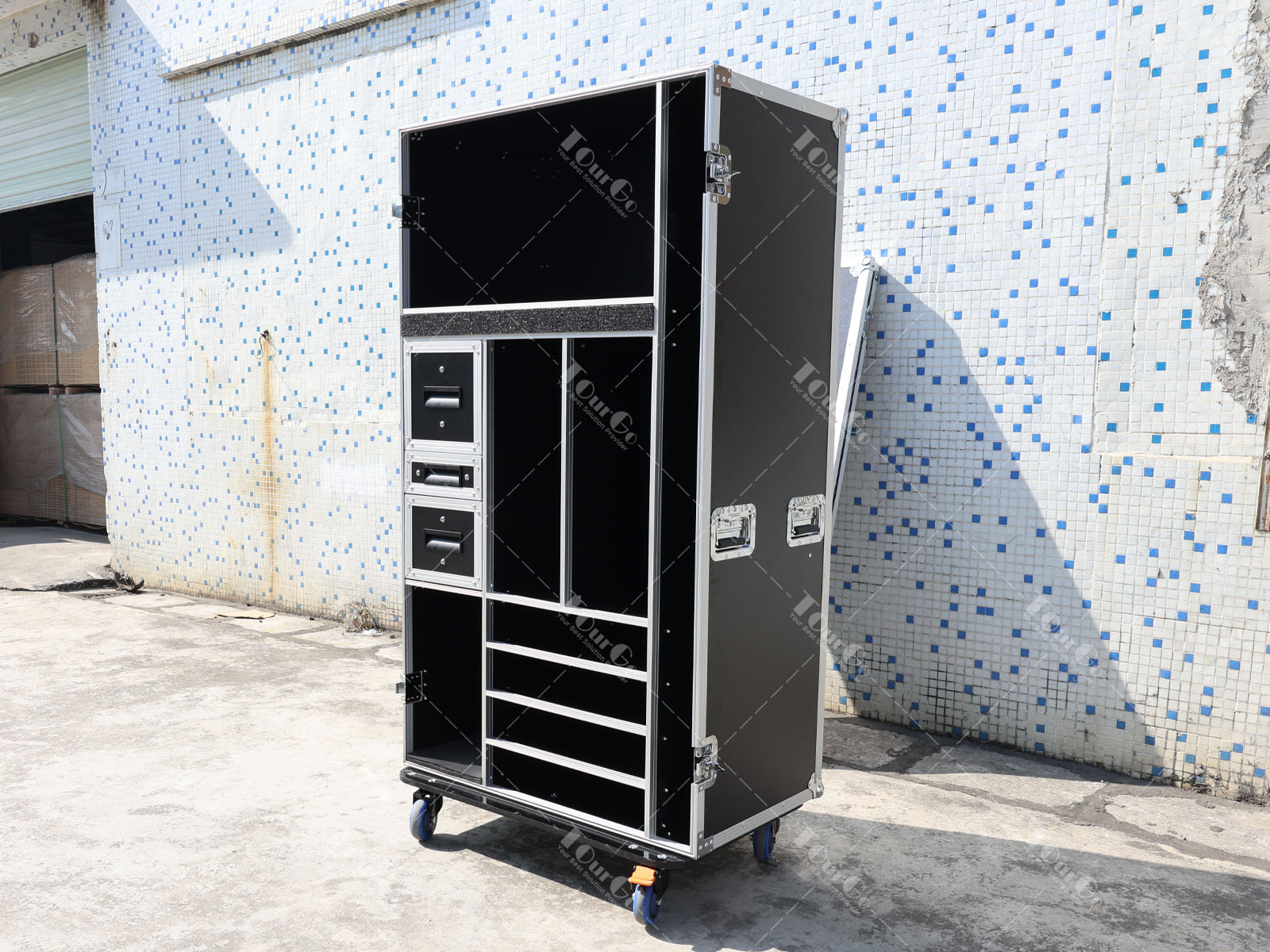 3 storage box flight case
