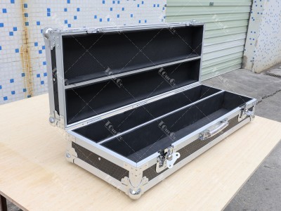 3 speaker stand flight case