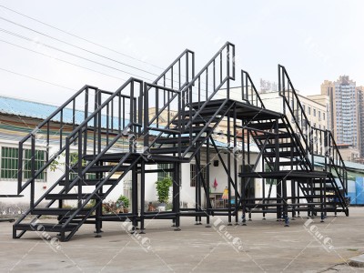 Aluminum Alloy and Plywood TUV Certified Various Durable Portable Stage Platform and Stairs for Concert Event