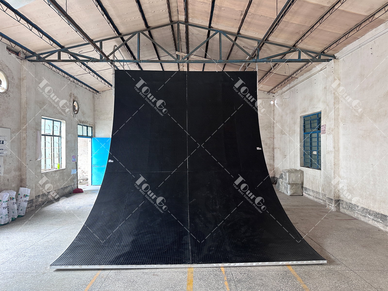 UIPM Obstacle 14. Finish wall