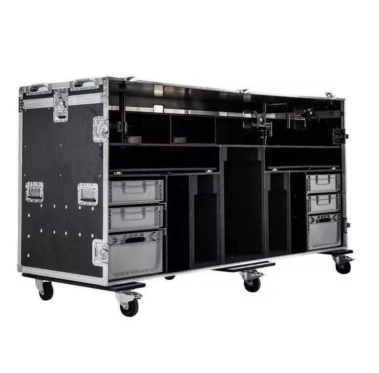 Large Custom Motorsport UNIVERSAL Production Workstation Flight Case AND Pull Out Drawer