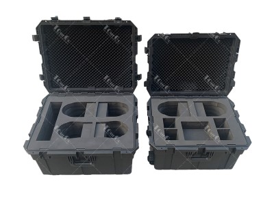 Outdoor portable drag Tool storage abs folding handle flight case for AW-UN70W/K RP60 controller HE80