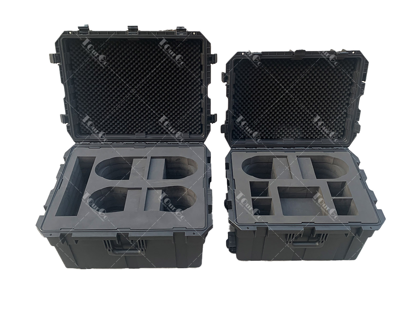 Outdoor portable drag Tool storage abs folding handle flight case for AW-UN70W/K RP60 controller HE80