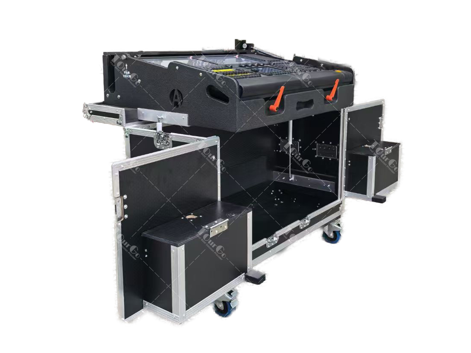 Flip Flight Case for GrandMA2 onpc command wing