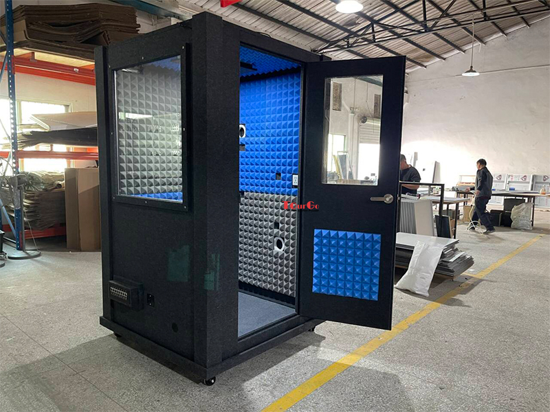 Small Single Wall Soundproof Recording Studio Booth