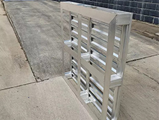 Double Faced Pallet Stainless Steel Storage Racking Equipment Pallet